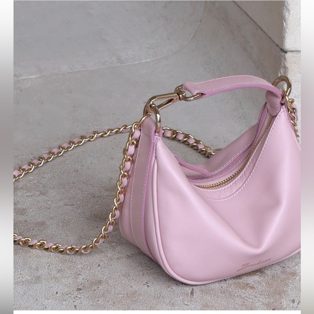 ✨NWT! Baubeau Paris Leather Pink Bag - Picture 8 of 17